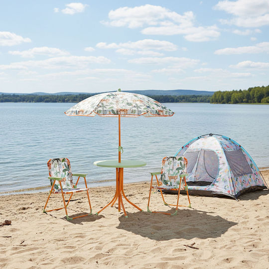 Set Masă Pentru Copii cu Scaune Multicolor Relaxdays