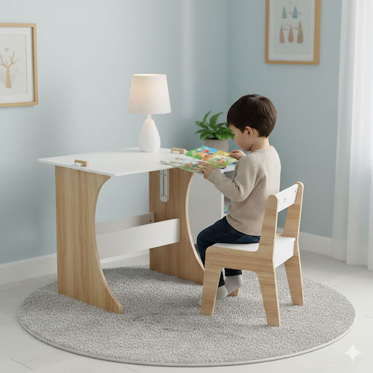Kinder Schreibtisch Weiß Relaxdays