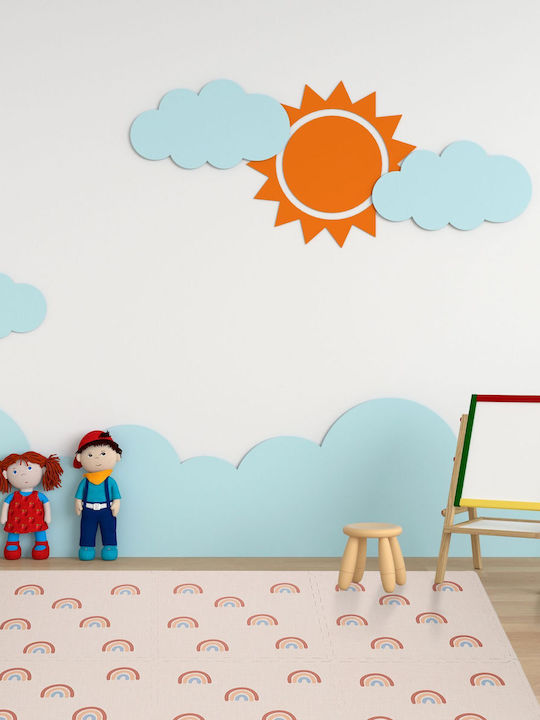 Relaxdays Interaktives Kinder-Bodenpuzzle 6 Teile