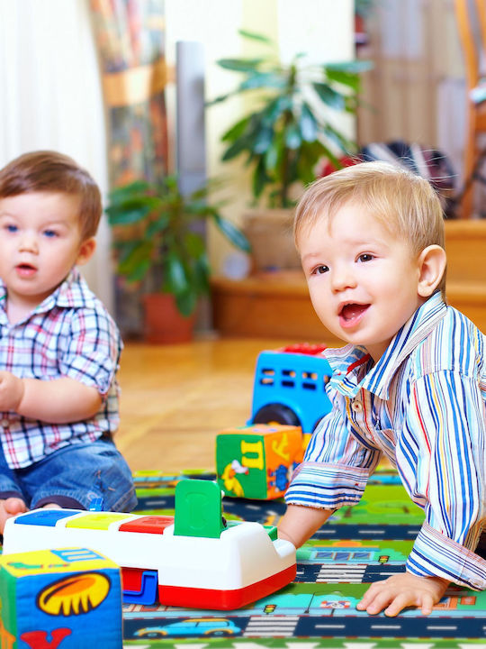 Relaxdays Interaktives Kinder-Bodenpuzzle