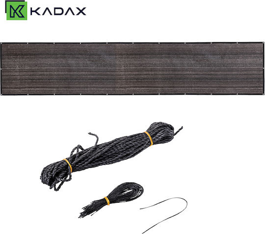 Kadax Δίχτυ / Πανί Σκίασης Μαύρο 1x5m 180gr/m²