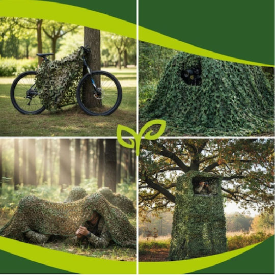 Plasă De Camuflaj Verde 3x6m