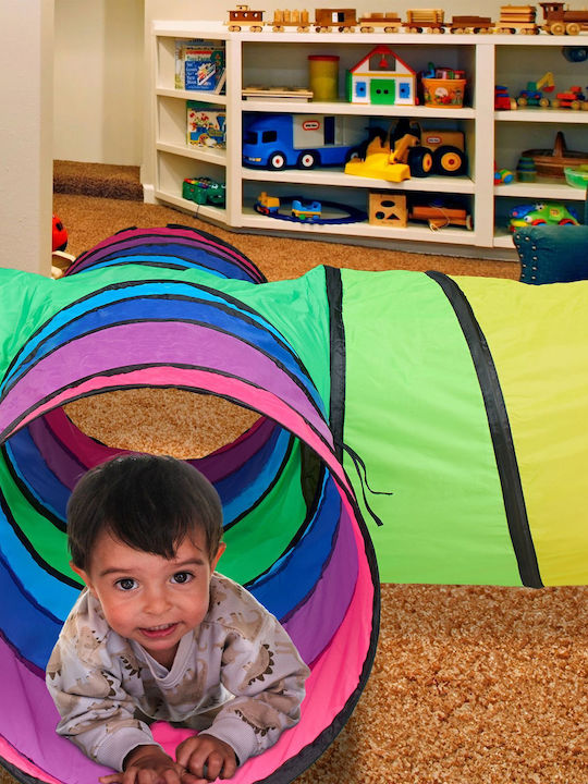 Relaxdays Kids Tunnel Tent Multicolour