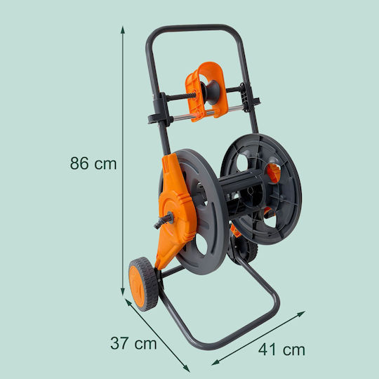 Relaxdays Wheeled Garden Hose Box for Hose up to 60m