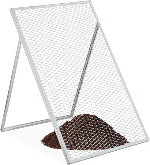 Relaxdays Sită De Grădină 100x60cm Din Oțel Galvanizat Utilizare Ergonomică Relaxdays Sită De Grădină 100x60cm Din Oțel Galvanizat Utilizare Ergonomică