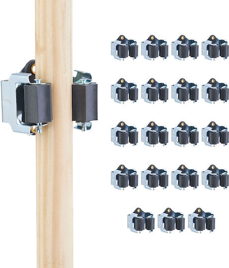20-piece Tool Organizer Set Relaxdays Holder Gripping Rollers Abrasion-resistant Handles Various Thicknesses
