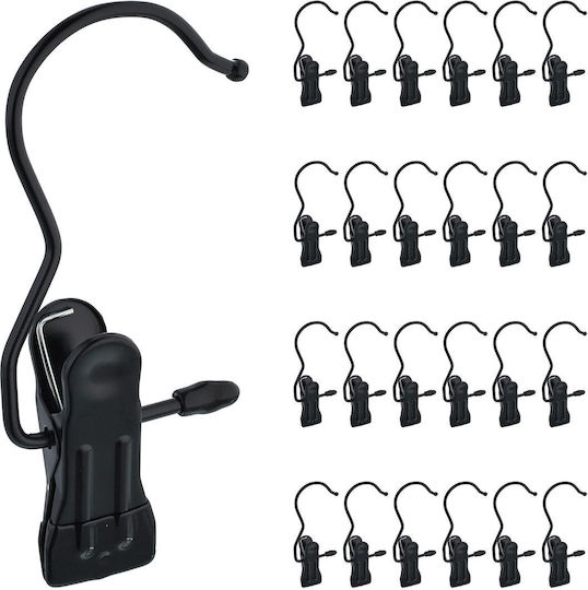 Set 25 Boot Clips Relaxdays 10.5x5x2cm Multicolor