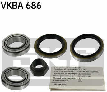 Skf Vkba 686 Wheel Bearing Set