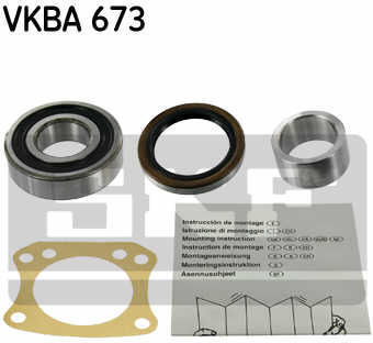 Skf Vkba 673 Wheel Bearing Set