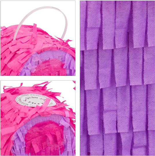 Crown Pinata Relaxdays Pink Burgundy 31x49x10cm