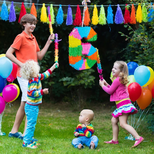Pinata De Ziua De Naștere Relaxdays Multicolor 50.5x35.5x7.5cm 0-9