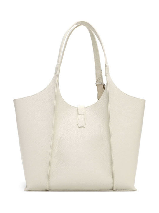 Geantă Dama Shopper De Umar Ecru