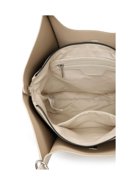 Geantă Dama Shopper De Umar Ecru
