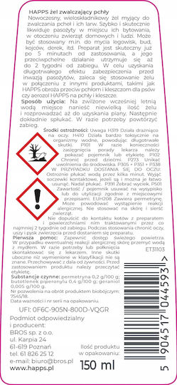 Happs Flea Control Gel 150ml