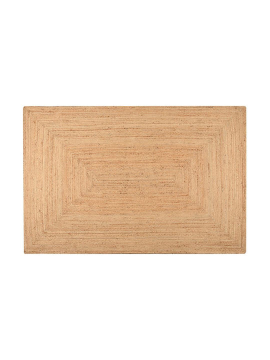 Handmade Wicker Beige Runner Rug 80x150cm