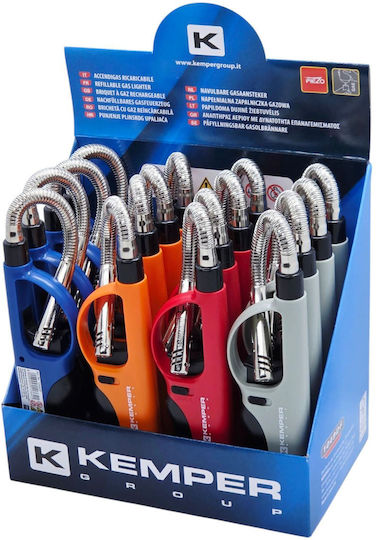 Kemper Brichetă Flacără Multicolor Aprinzător cu flacără pentru lumânări cu vârf metalic flexibil de 10 centimetri