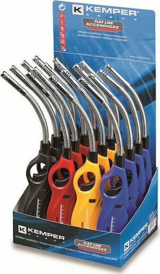 Kemper Brichetă Flacără Multicolor Aprinzător cu flacără pentru lumânări cu vârf metalic flexibil de 10 centimetri