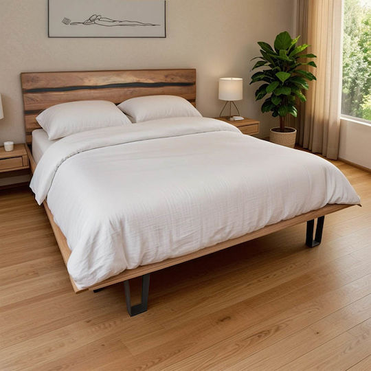 Imena Κρεβάτι Υπέρδιπλο για Στρώμα 160x200cm Φυσική Imena Κρεβάτι Υπέρδιπλο για Στρώμα 160x200cm Φυσική