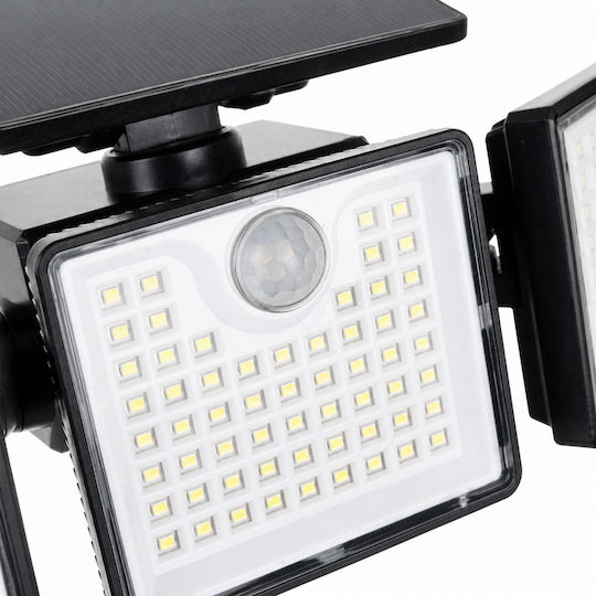 Lampa Solară de Perete 5W 500lm cu Senzor de Mișcare și Telecomandă IP65 26.5x12x12cm
