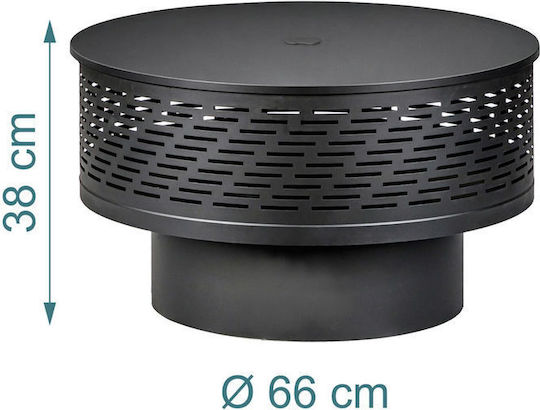 Relaxdays Stainless Steel Charcoal Grill