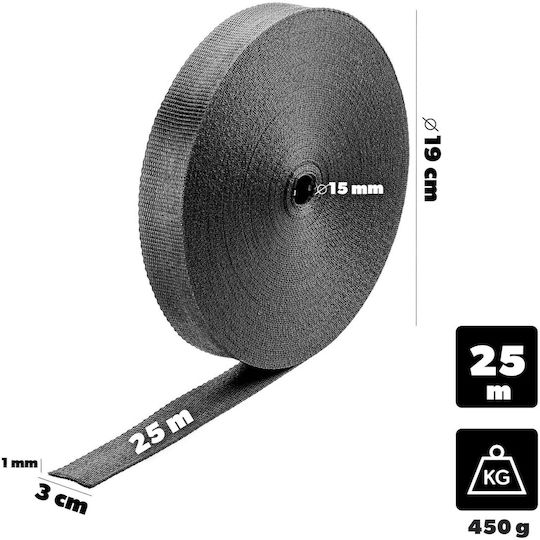 Kadax Tree-tying Tape 30 Mm X 25 M Black