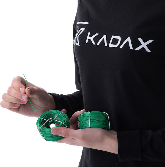 Kadax Тел За Садене На Растения С PVC Покритие Зелен 50 М 2 Бройки