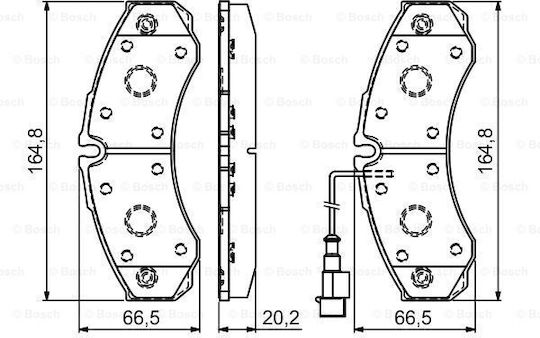 Bosch Disc Brake Pad Set 0 986 494 239