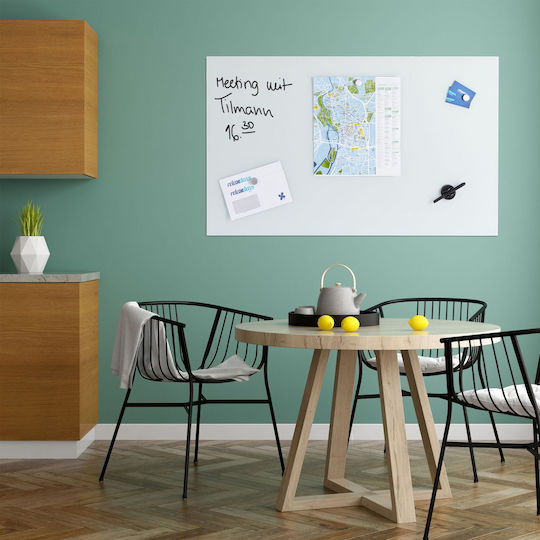 Relaxdays Tablă Magnetică Pentru Markere Agățată 60x100cm