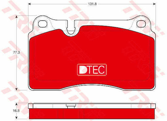 Set Plăcuțe De Frână Disc Frână TRW GDB1670DTE
