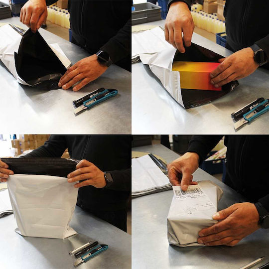 Weiße Kurier-Folio-Taschen A3 310x420mm 1000 Stück