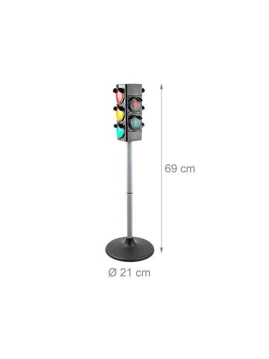 Relaxdays Kids Decorative Lamp Black 69x21x21cm
