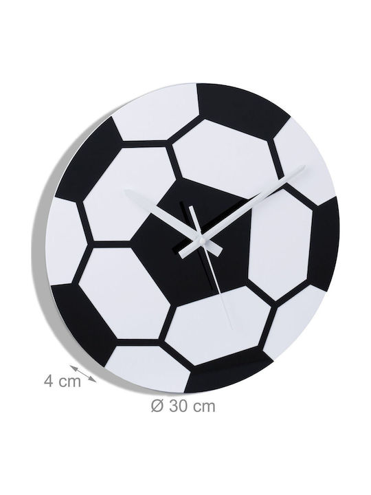 Relaxdays Ceas de Perete pentru Copii 30 cm