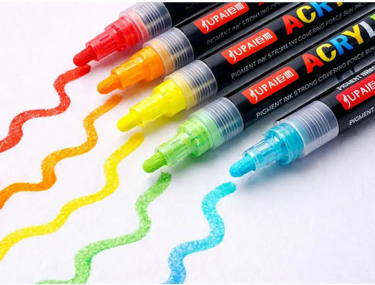 Verk Group Markeri Acrilici 4mm Set 12 Bucăți