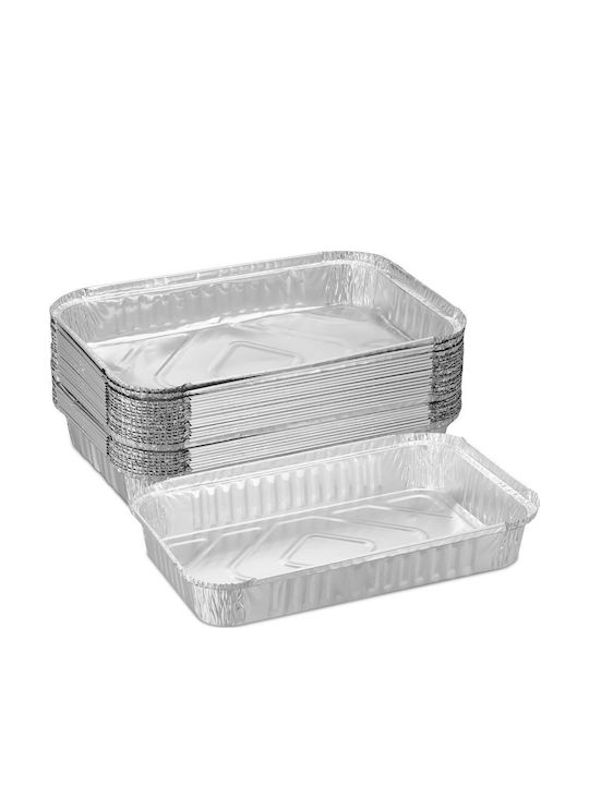 Relaxdays Set 25 Aluminum Baking Trays