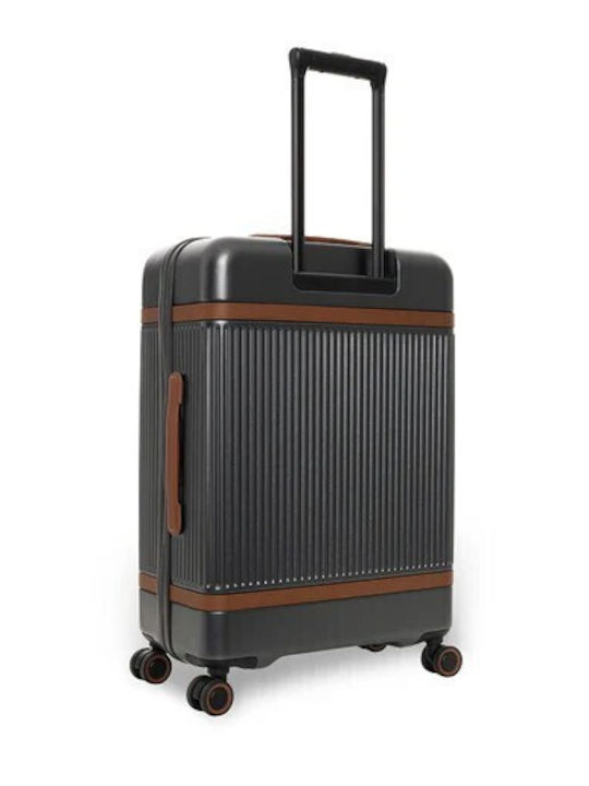The Chesterfield Brand Medium Hard Suitcase Graphite with 4 Wheels Height 65cm