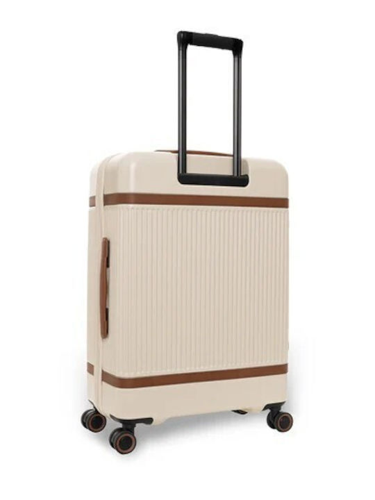The Chesterfield Brand Medium Hard Suitcase Sandy Beach with 4 Wheels Height 65cm