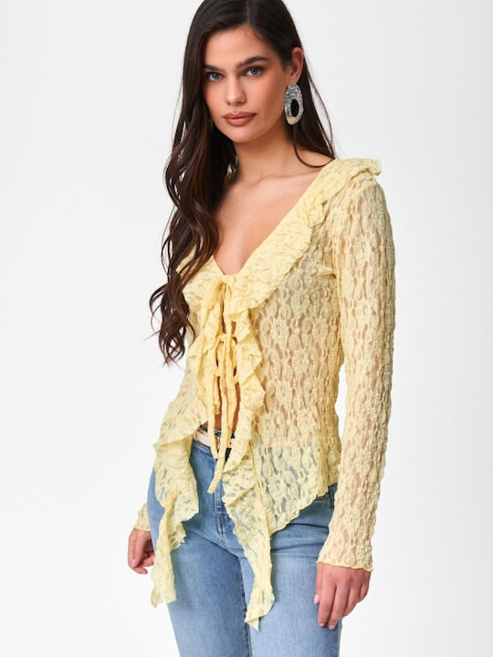 Women's Blouse Yellow