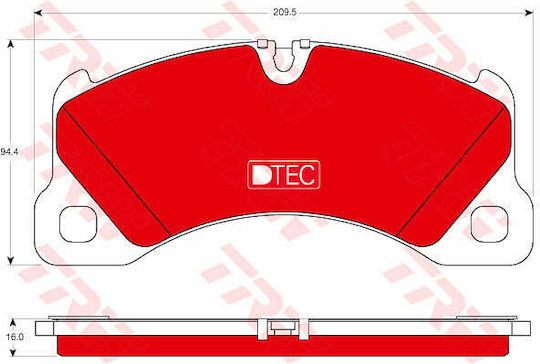 Set Plăcuțe De Frână Și Discuri De Frână Auto Trw Gdb1774dte