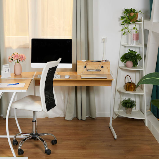 Relaxdays Bamboo Box Cable Management Light Brown 0