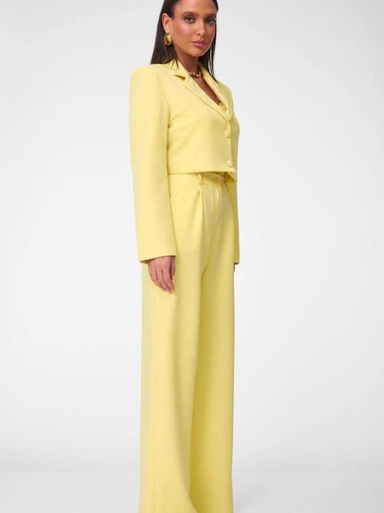 Women's Yellow Set with Trousers