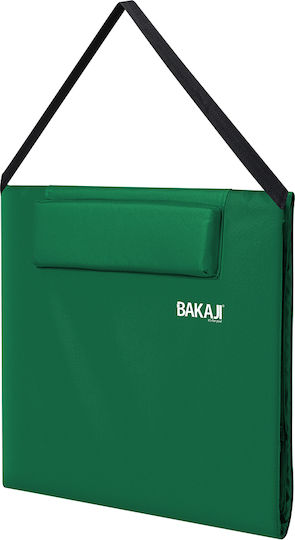 Bakaji Beach Lounger-Armchair with 5-Position Recline Green 160cm Set 2pcs