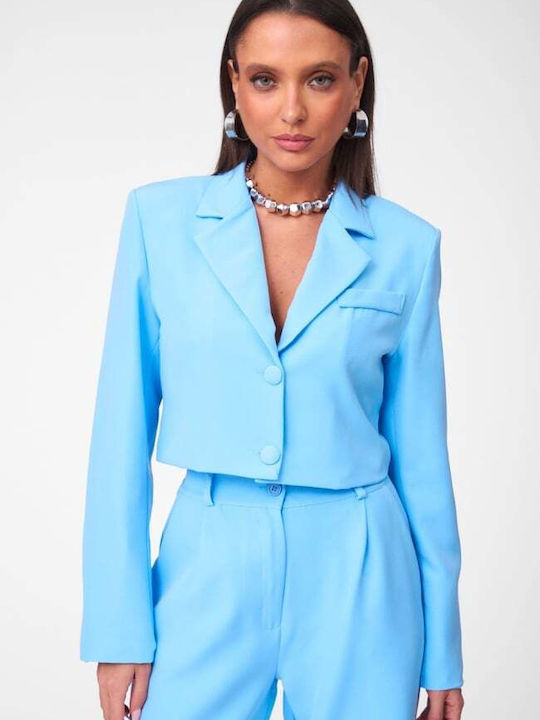 Women's Light Blue Set with Trousers