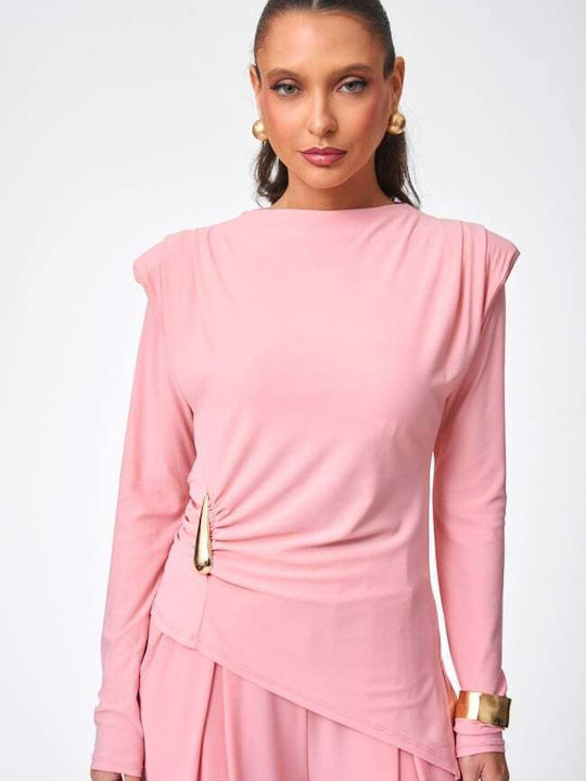 Women's Pink Set with Trousers