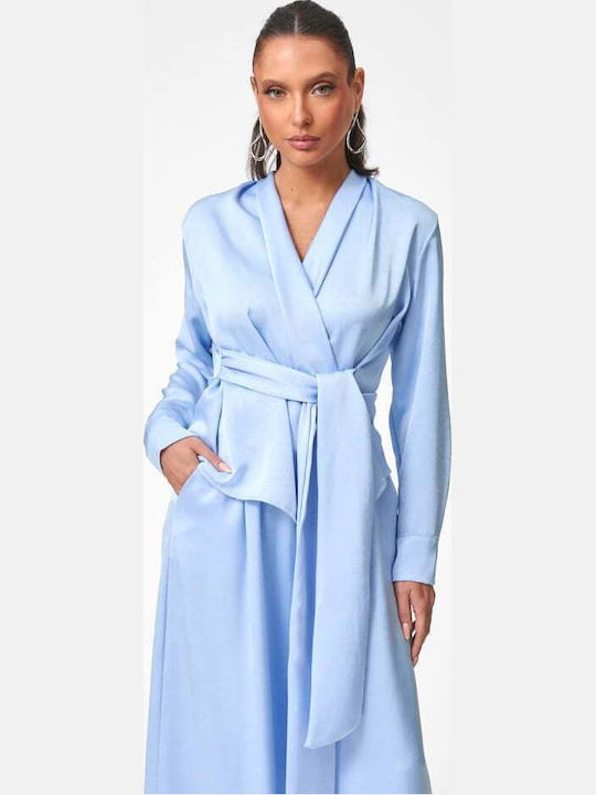 Women's Light Blue Set with Trousers