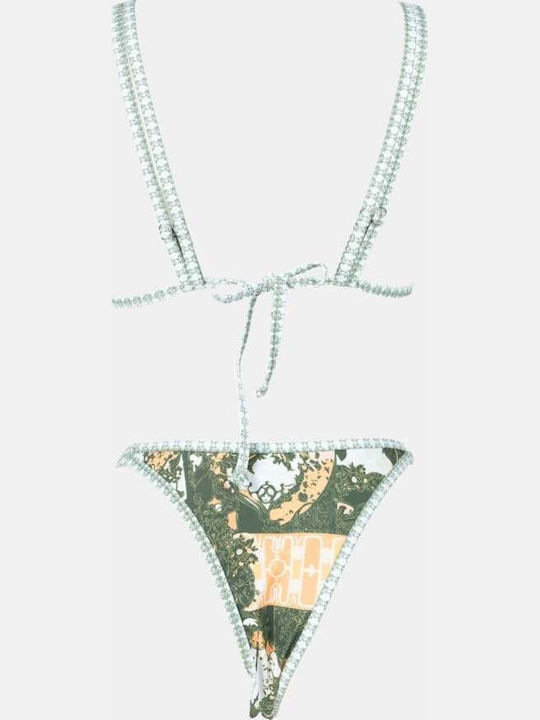Set Bikini Triunghi Push Up Kaki