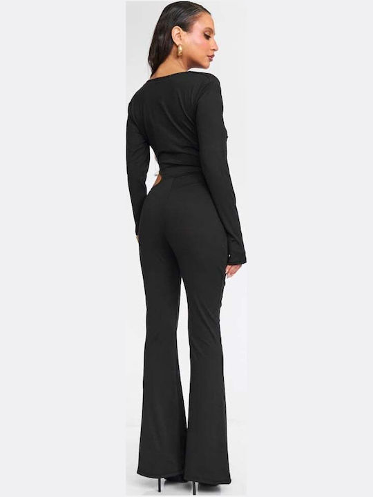 Women's Black One-piece Jumpsuit