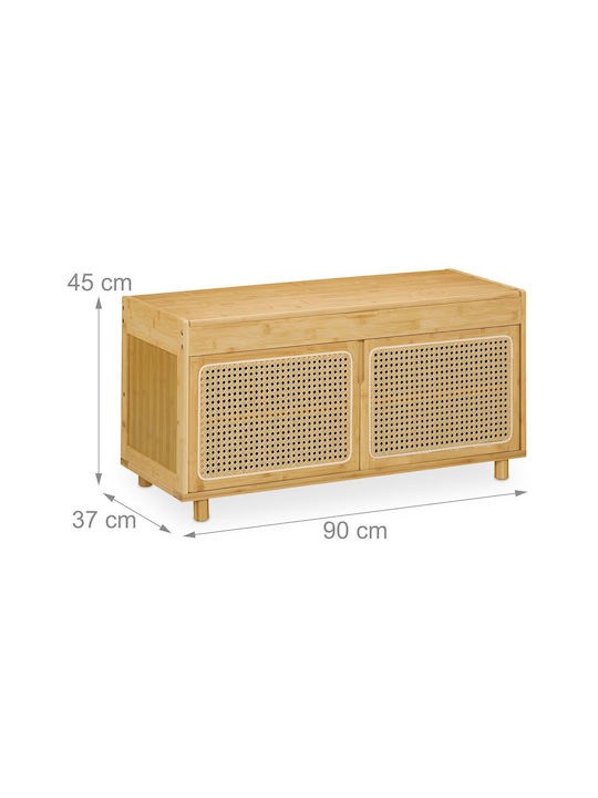 Pantofar din Bambus 90x37x45cm