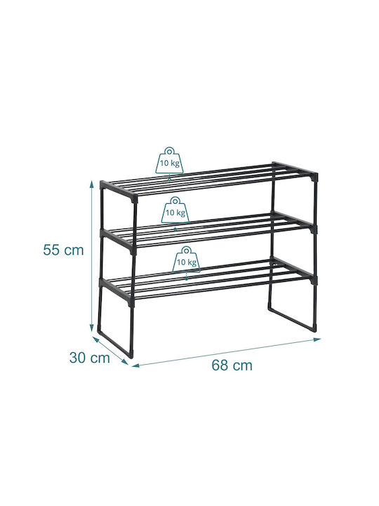 Organizator Pantofi Metalic 117x30x72cm