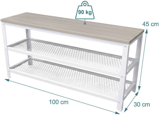 Organizator Pantofi Metalic 100x30x45cm
