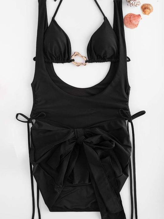 Swimsuit with Openings Black